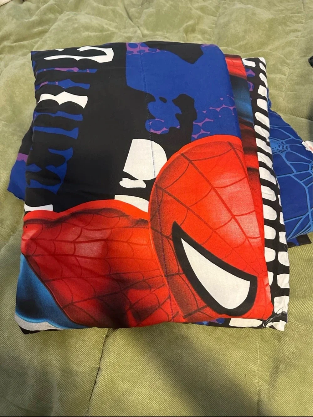Spiderman Graphic twin comforter - Red & Blue